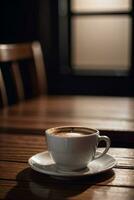 estudio foto de el taza de café