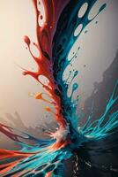 Abstract color splashes liquid background wallpaper photo