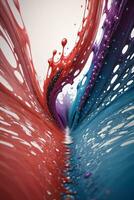 Abstract color splashes liquid background wallpaper photo