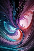 Abstract color splashes liquid background wallpaper photo