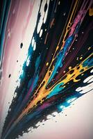 Abstract color splashes liquid background wallpaper photo