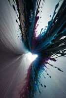 Abstract color splashes liquid background wallpaper photo