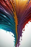 Abstract color splashes liquid background wallpaper photo