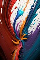 Abstract color splashes liquid background wallpaper photo