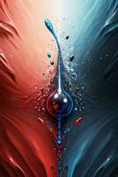 Abstract color splashes liquid background wallpaper photo