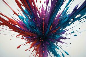 Abstract color splashes liquid background wallpaper photo