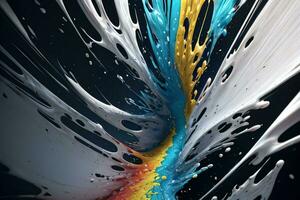 Abstract color splashes liquid background wallpaper photo