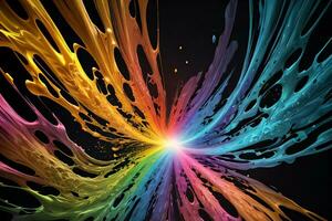 Abstract color splashes liquid background wallpaper photo