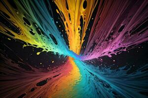 Abstract color splashes liquid background wallpaper photo