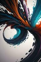 Abstract color splashes liquid background wallpaper photo