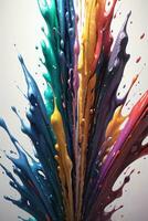Abstract color splashes liquid background wallpaper photo