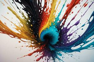 Abstract color splashes liquid background wallpaper photo