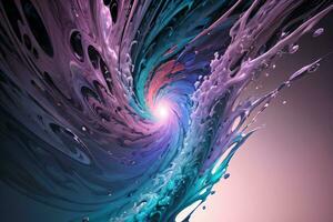 Abstract color splashes liquid background wallpaper photo