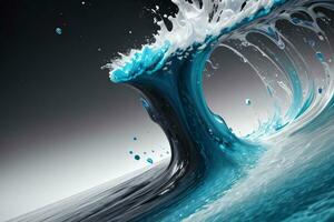 Abstract color splashes liquid background wallpaper photo