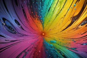 Abstract color splashes liquid background wallpaper photo