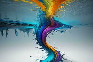 Abstract color splashes liquid background wallpaper photo