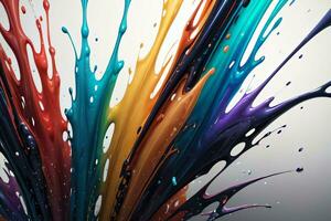 Abstract color splashes liquid background wallpaper photo