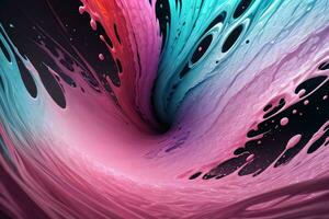 Abstract color splashes liquid background wallpaper photo