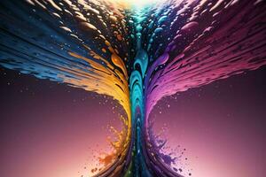 Abstract color splashes liquid background wallpaper photo