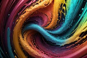 Abstract color splashes liquid background wallpaper photo