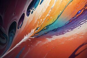 Abstract color splashes liquid background wallpaper photo