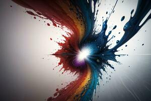 Abstract color splashes liquid background wallpaper photo