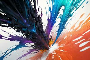 Abstract color splashes liquid background wallpaper photo