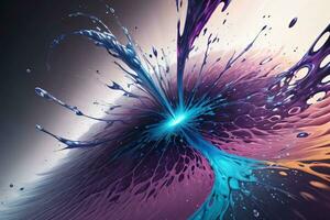 Abstract color splashes liquid background wallpaper photo