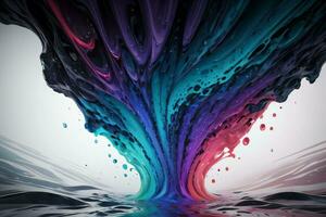 Abstract color splashes liquid background wallpaper photo