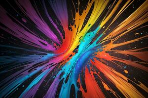 Abstract color splashes liquid background wallpaper photo