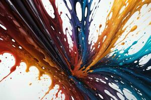 Abstract color splashes liquid background wallpaper photo