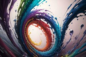 Abstract color splashes liquid background wallpaper photo