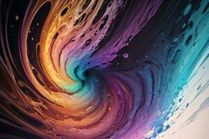 Abstract color splashes liquid background wallpaper photo