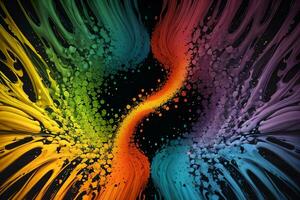 Abstract color splashes liquid background wallpaper photo