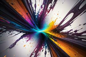 Abstract color splashes liquid background wallpaper photo