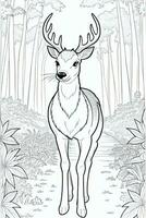 Coloring Page With Animals photo