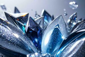 Macro Shot Of the Gems and Crystals Background Wallpaper photo