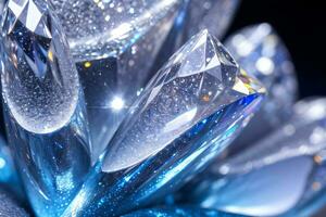 Macro Shot Of the Gems and Crystals Background Wallpaper photo