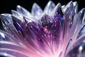 Macro Shot Of the Gems and Crystals Background Wallpaper photo