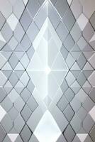 White Geometry Texture 3D Modern Background photo