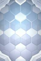 White Geometry Texture 3D Modern Background photo