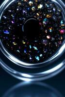 Black Pearls Close up Macro Shot Photo Texture Background Wallpaper