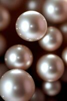 Macro Shot Of the Pearls Background Wallpaper photo