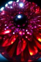Ruby Crystal Close up Macro Shot Photo Texture Background Wallpaper