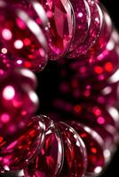 Ruby Crystal Close up Macro Shot Photo Texture Background Wallpaper