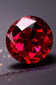 Ruby Crystal Close up Macro Shot Photo Texture Background Wallpaper