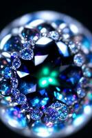 Sapphire Macro Shot Photo Background