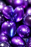 Purple Pearls Close up Macro Shot Photo Texture Background Wallpaper