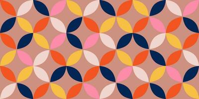 Geometric minimalistic mosaic seamless pattern. Abstract vector for web banner, business presentation, branding, card, invitation, poster, cover, textile print.