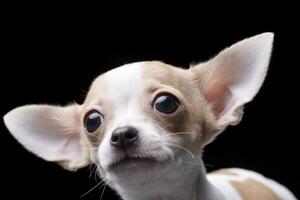 Portrait of an adorable Chihuahua puppy photo